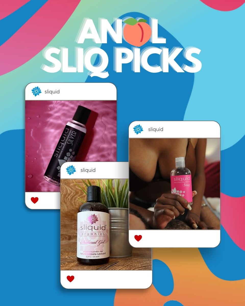 HAPPY AN🍑L SEX DAY! Here are our top 3 Sliq Picks for mind-blowing an*l: Silver, Natural Gel, and Sassy. Silver offers ultimate slickness, while Sassy & Natural Gel provide extra padding. All of these lubricants are perfect for reducing friction for comfortable backdoor play.