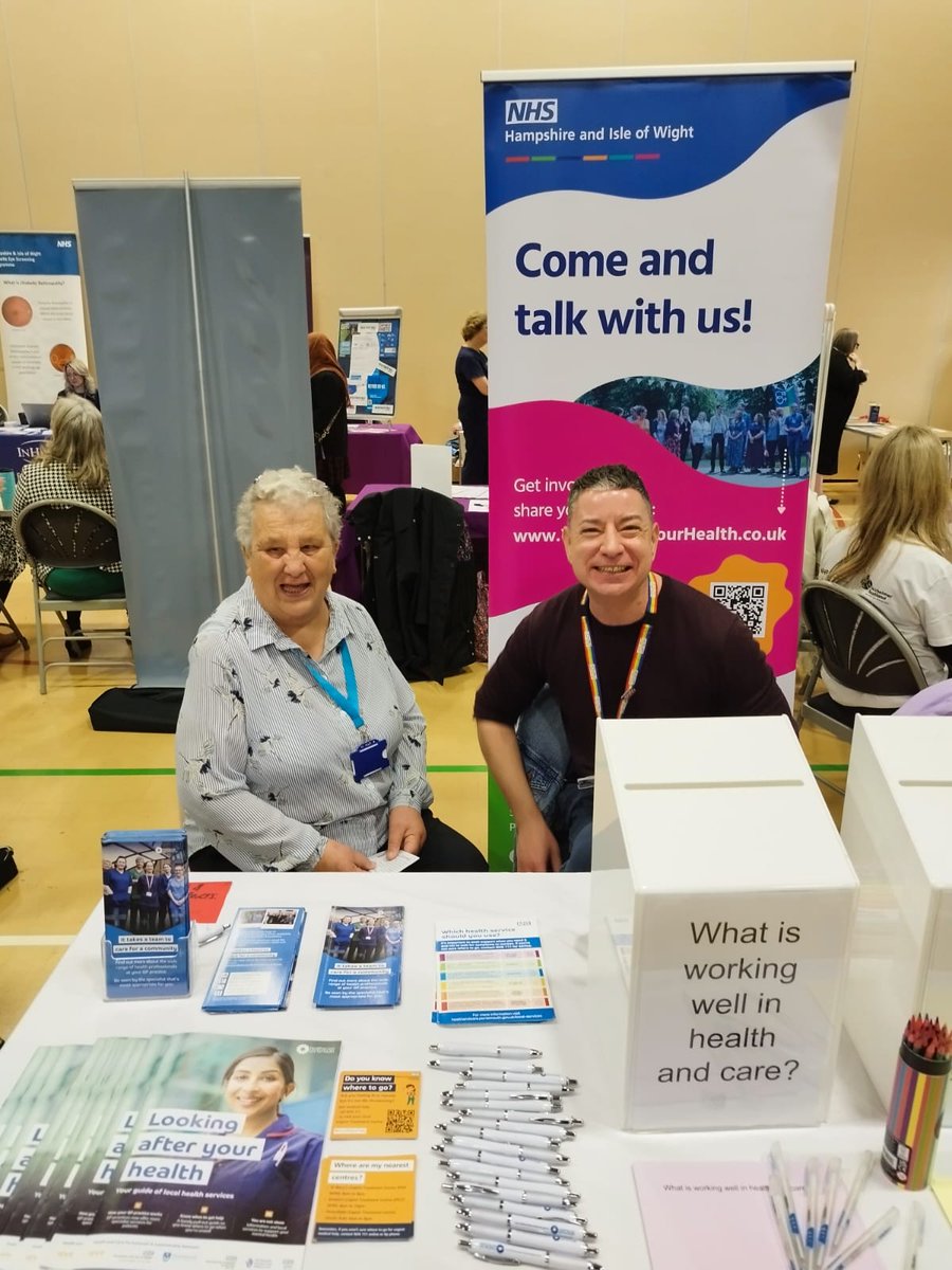 Our wonderful Senior Involvement Manager James speaking about the importance of community involvement and having a laugh! Great to be at @PortsHub Health Day with @HCPortsmouth colleagues.