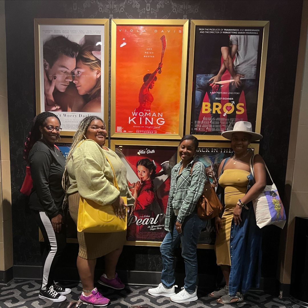 🌟#TBT GGE sees Woman King! GGE staff took a trip to the movies to see the acclaimed box office hit The Woman King! Staff left the theatre feeling the essence of siblinghood, warrior spirit, and dedication to each other and our people. 🔥 #TheWomanKing #Empowerment #Sisterhood