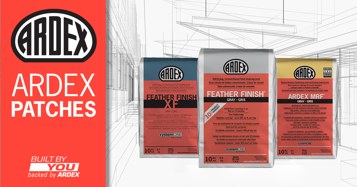 Proper Prep is a crucial step!! 💪

Eliminate flooring installation problems associated with disbonding, crumbling, mold, mildew and staining by prepping your substrates with ARDEX patches. 

Visit 🔗 brnw.ch/21wIWHx to find the distributor nearest you!
