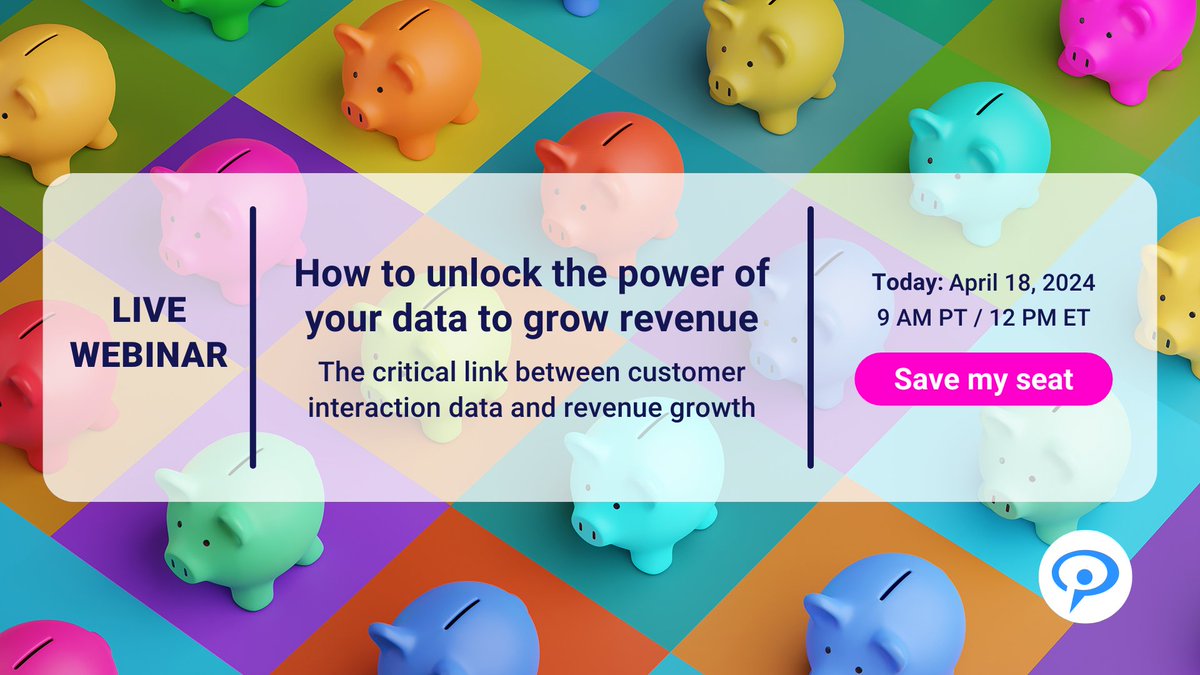 Attend our webinar in one hour where #IntelePeer automation experts @mattedic, @MichaelSkigen, & Derek Boudreau will discuss how to use customer interaction data to tailor the sales journey and customer experience to optimize revenue. Register now: bit.ly/49cChDx
