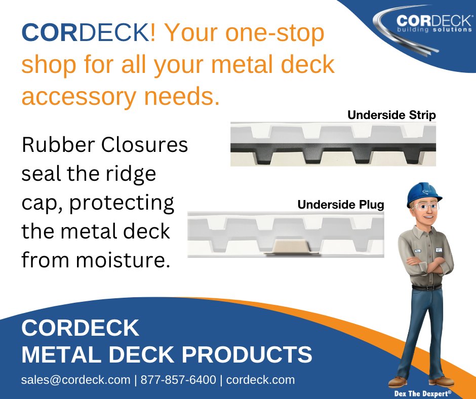𝘿𝙤 𝙮𝙤𝙪 𝙣𝙚𝙚𝙙 𝙞𝙩? 𝙒𝙚𝙡𝙡, 𝙬𝙚 𝙝𝙖𝙫𝙚 𝙞𝙩! 📢
𝐋𝐞𝐭 𝐂𝐨𝐫𝐝𝐞𝐜𝐤 𝐛𝐞 𝐲𝐨𝐮𝐫 𝐎𝐍𝐄-𝐒𝐓𝐎𝐏 𝐒𝐇𝐎𝐏 𝐟𝐨𝐫 𝐚𝐥𝐥 𝐲𝐨𝐮𝐫 𝐌𝐞𝐭𝐚𝐥 𝐃𝐞𝐜𝐤 𝐀𝐜𝐜𝐞𝐬𝐬𝐨𝐫𝐲 𝐧𝐞𝐞𝐝𝐬. 👷‍♂️

sales@cordeck.com | 877-857-6400 | cordeck.com