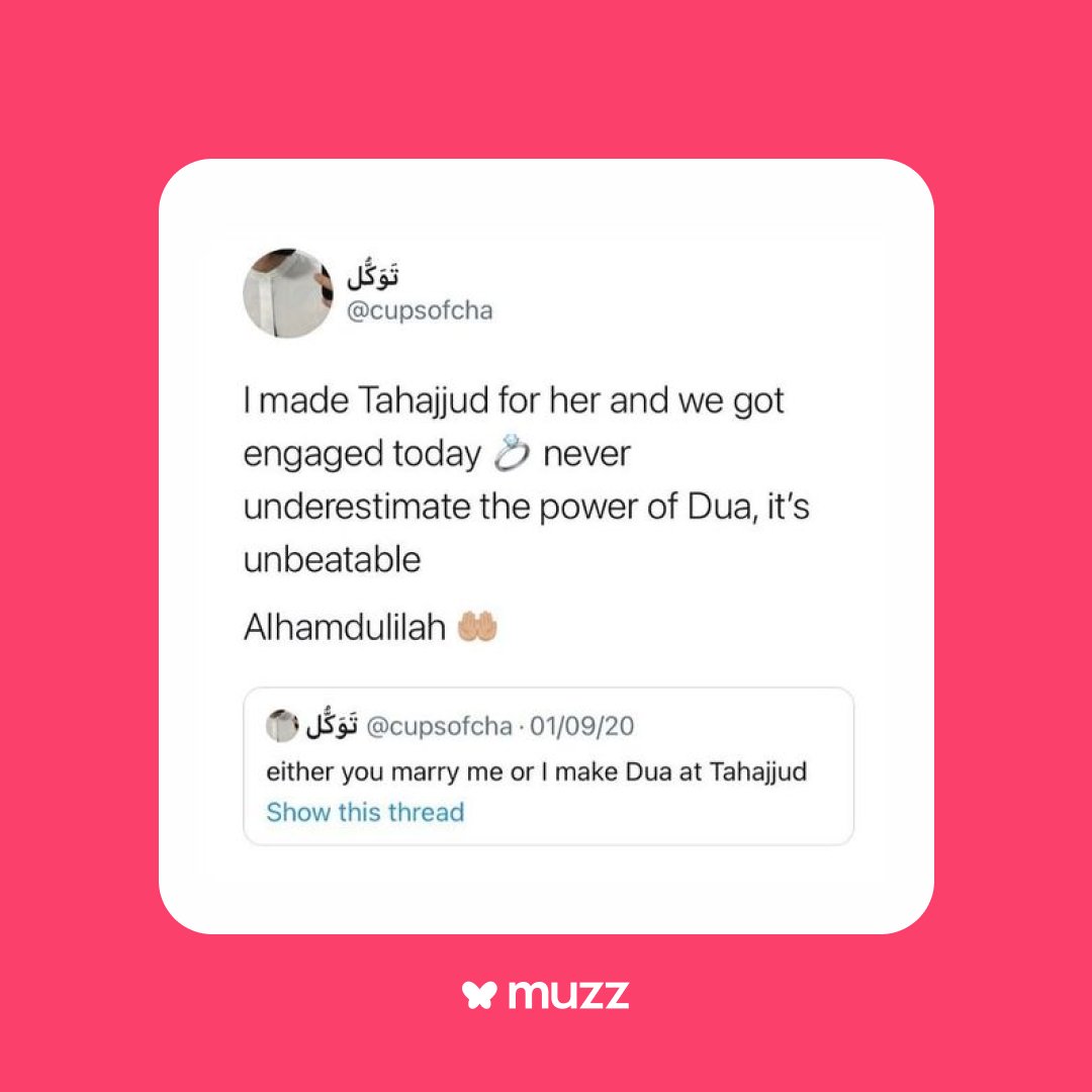 muzz_app's tweet image. If you still haven't met your spouse on Muzz, maybe try this 👇 before logging in next time 😇 

#metonmuzz #muslimdatingapp #muslimtweet #muzzapp