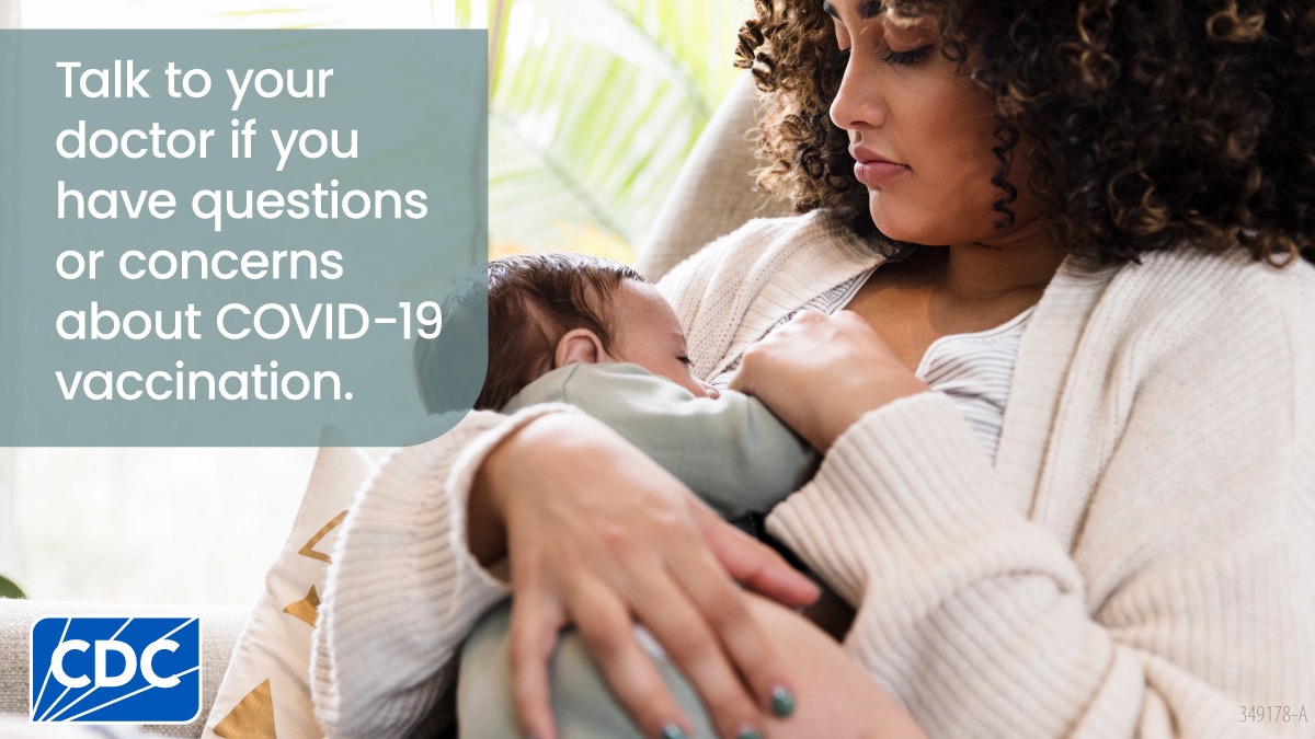 #COVID19 vaccination remains the best protection against COVID-19-related hospitalization and death for those who are pregnant, breastfeeding, trying to get pregnant now, or those who might become pregnant in the future.

Learn more: bit.ly/3PIx3ri