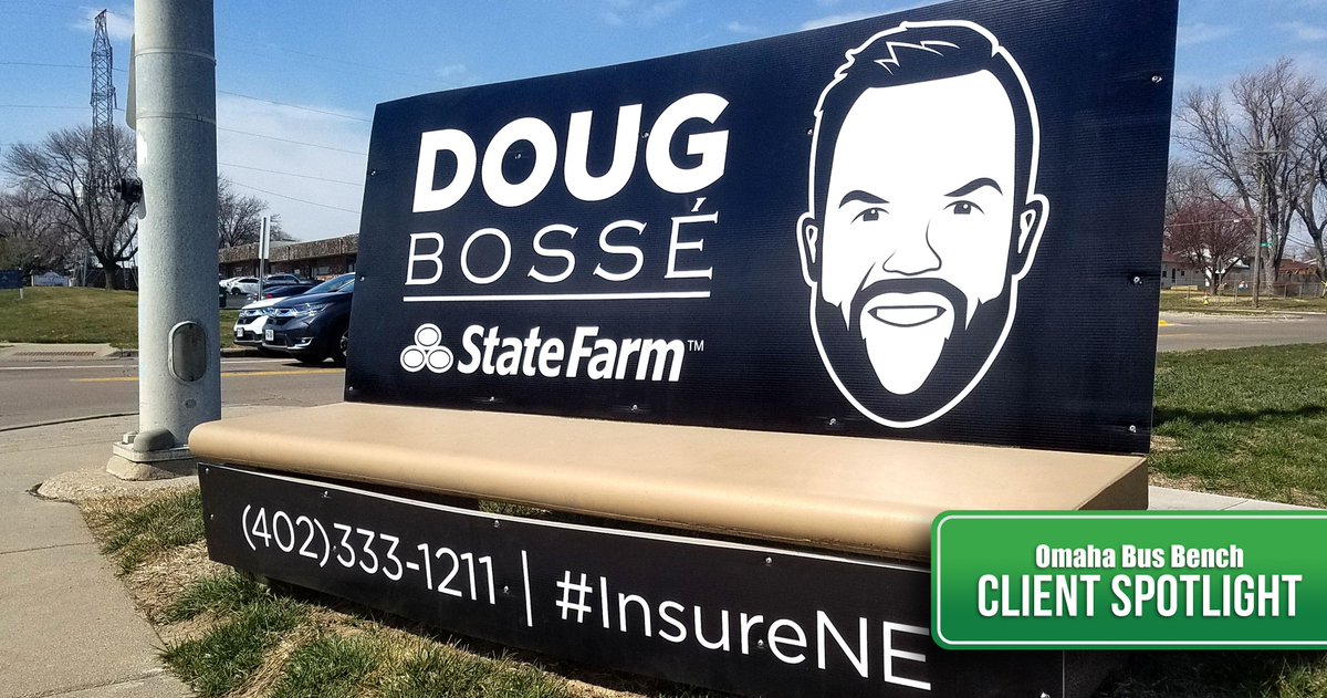 Having an insurance plan designed for you/your needs can’t be beat. That’s what the Doug Bossé team specializes in. They focus on quality, personalized service, and commitment to their customers, and we specialize in #outdooradvertising that fits your needs. #OmahaBusBench #OOH