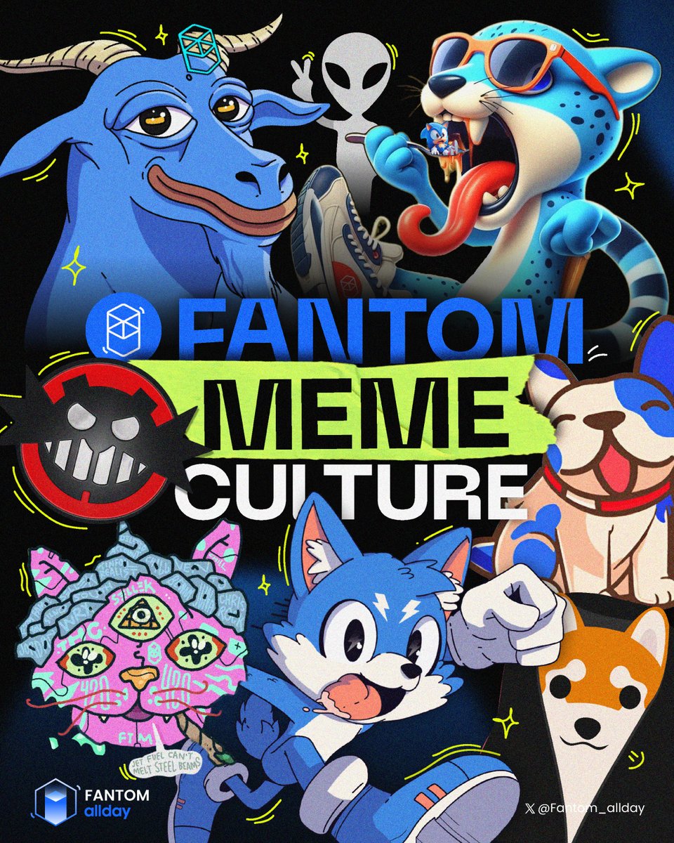 🟦 FANTOM MEME CULTURE ‣ @speedyonftm ‣ @theFantomgoat ‣ @fantomsonicinu ‣ @MuttskiFTM ‣ @TinHat_Cat ‣ @ShibaPoCONK ‣ @MoonBayFtm ‣ @DrEggManFTM Show your support by VOTING below 👇 💙 Like 🔁 Repost #Fantom #Fantom_allday