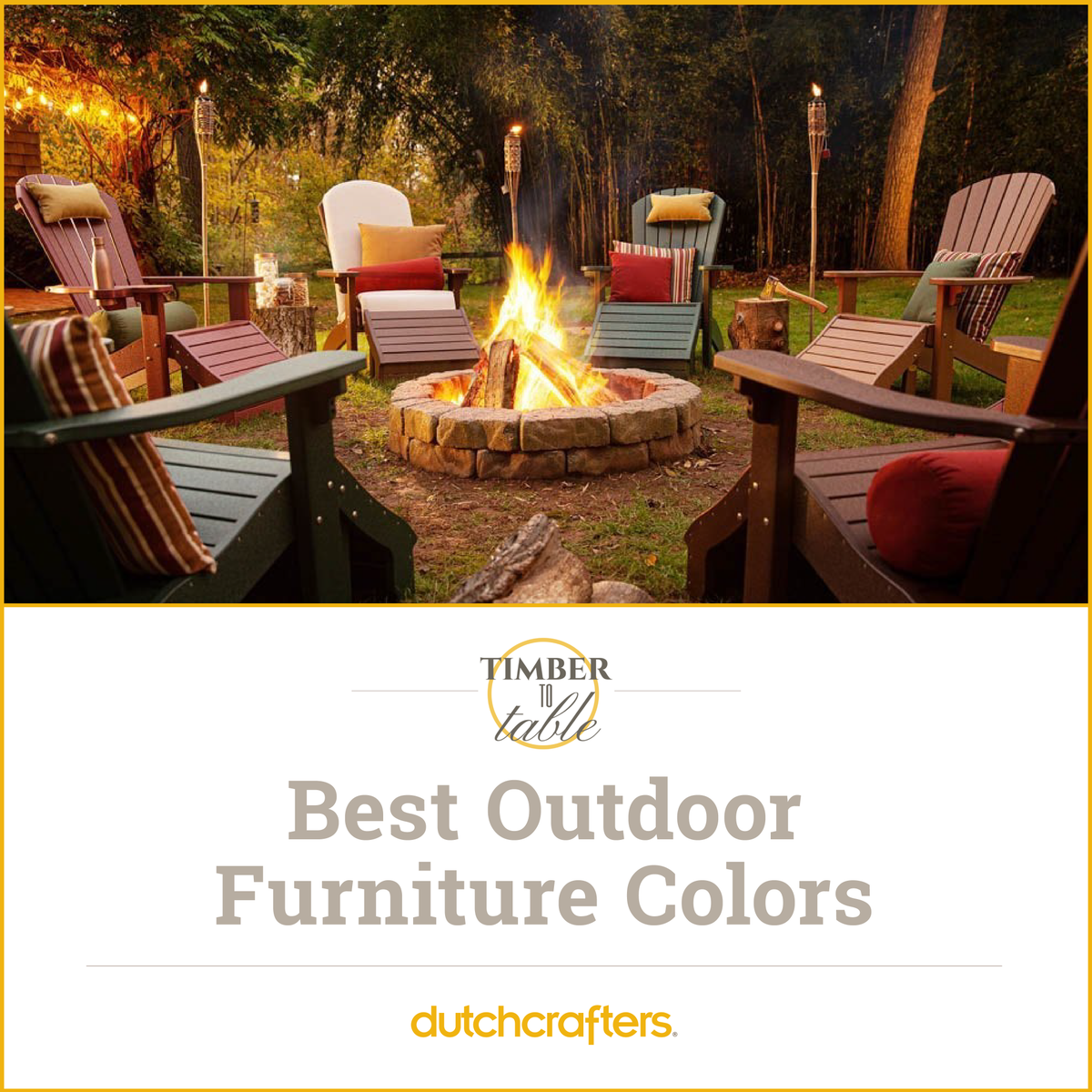 Which color scheme speaks to your outdoor style? 🎨 

Read more on our blog: hubs.la/Q02r3cr20 📖🛒

#outdoorfurniture #polyfurniture #furniturecolors #topfurniturecolors
