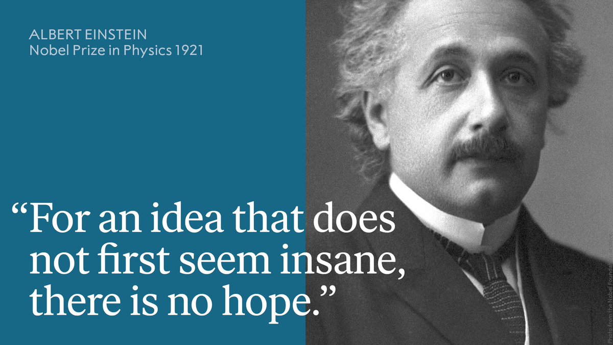 Albert Einstein was awarded the #NobelPrize in Physics 1921 'for his services to Theoretical Physics, and especially for his discovery of the law of the photoelectric effect.' He passed away on 18 April 1955, 69 years ago today. Read Einstein's biography: bit.ly/49Y3cng