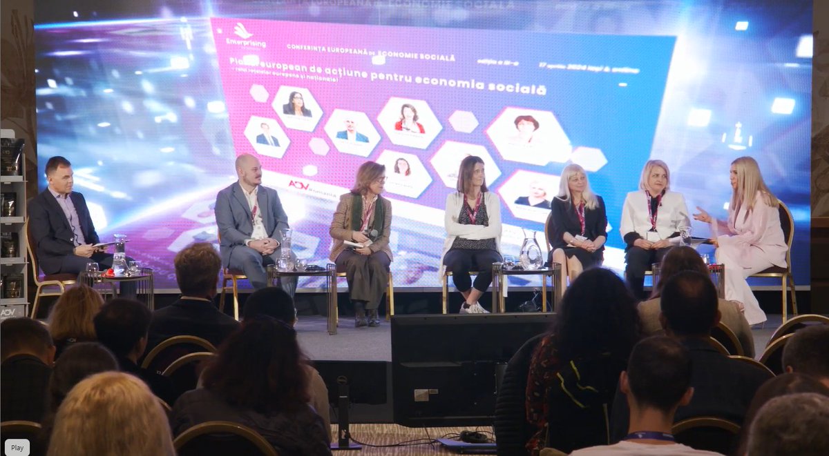 B-WISE joined the #EnterprisingForTomorrow Conference, hosted by @AdvRomania, as part of the panel on HR Development & Digitalisation in the #SocialEconomy sector. The panel featured representatives from various organisations and projects active in #SocialEconomy across Europe.