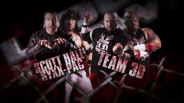4/18/2010

Team 3D defeated The Band in a Steel Cage Match at Lockdown from the Family Arena in St. Charles, Missouri.

#TNA #ImpactWrestling #Lockdown #Team3D #DudleyBoyz #BubbaRayDudley #DVonDudley #TheBand #TheOutsiders #nWo #ScottHall #KevinNash #SteelCageMatch