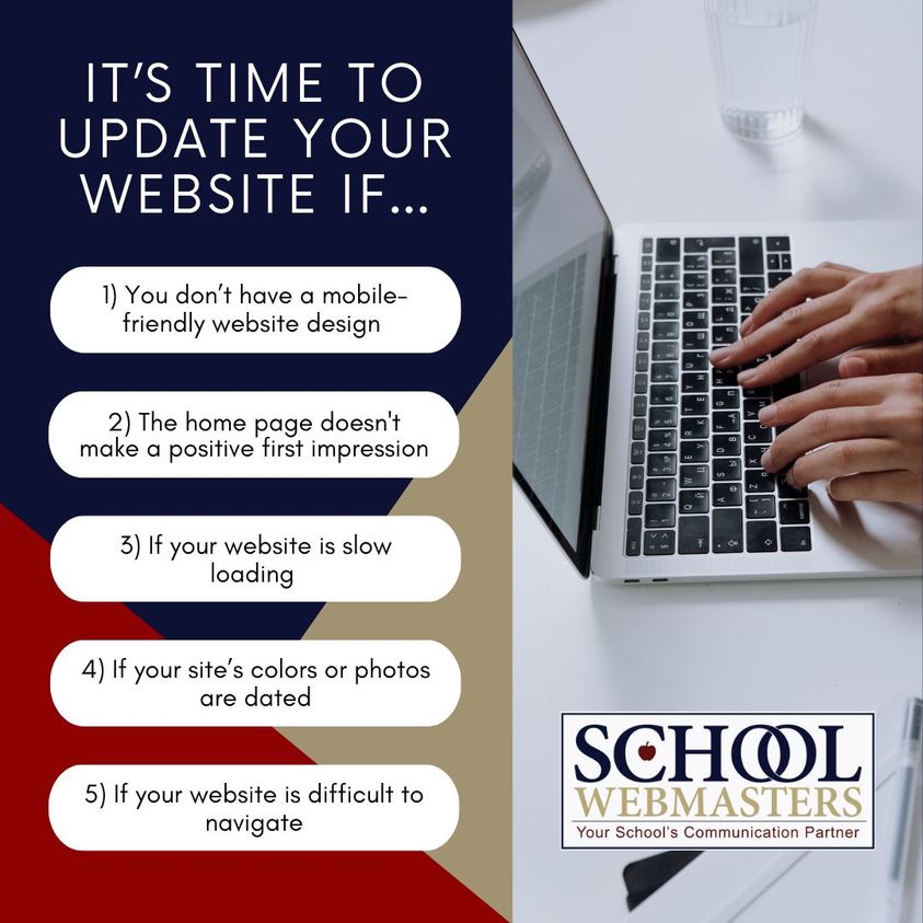 #ThrowbackThursday Did you know that we offer a whole library of informative blog posts? 

💻#OntheBlog: It Might Be Time to Update Your School Website If…

➡️Find out here: schoolwebmasters.com/it-might-be-ti…...
#schoolwebmasters