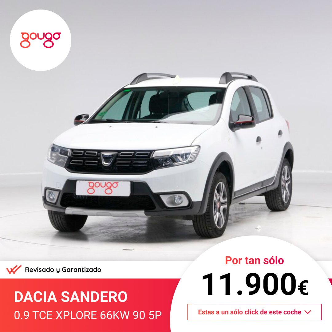 Conduce un Dacia Sandero por 11.900€. Disponemos de las mejores uinidades calidad-precio del mercado. Haz clic en el enlace y solicita más información. 🔗 gougo.es/coches-segunda…