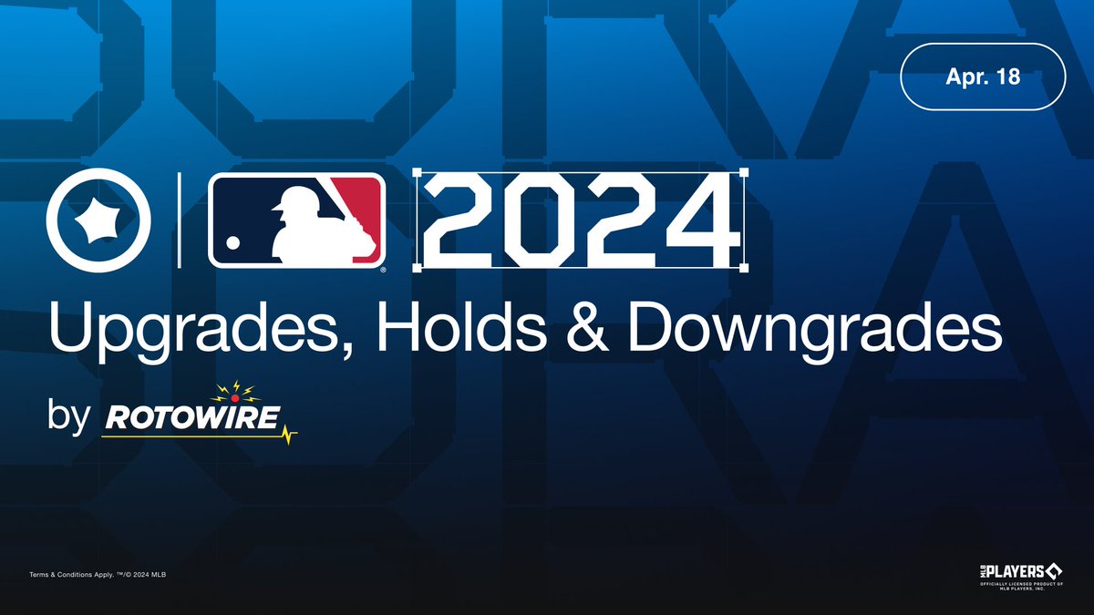 The second edition of Sorare MLB: Upgrades, Holds, and Downgrades is now live! 💪 Who's catching your eye? 👀🔎