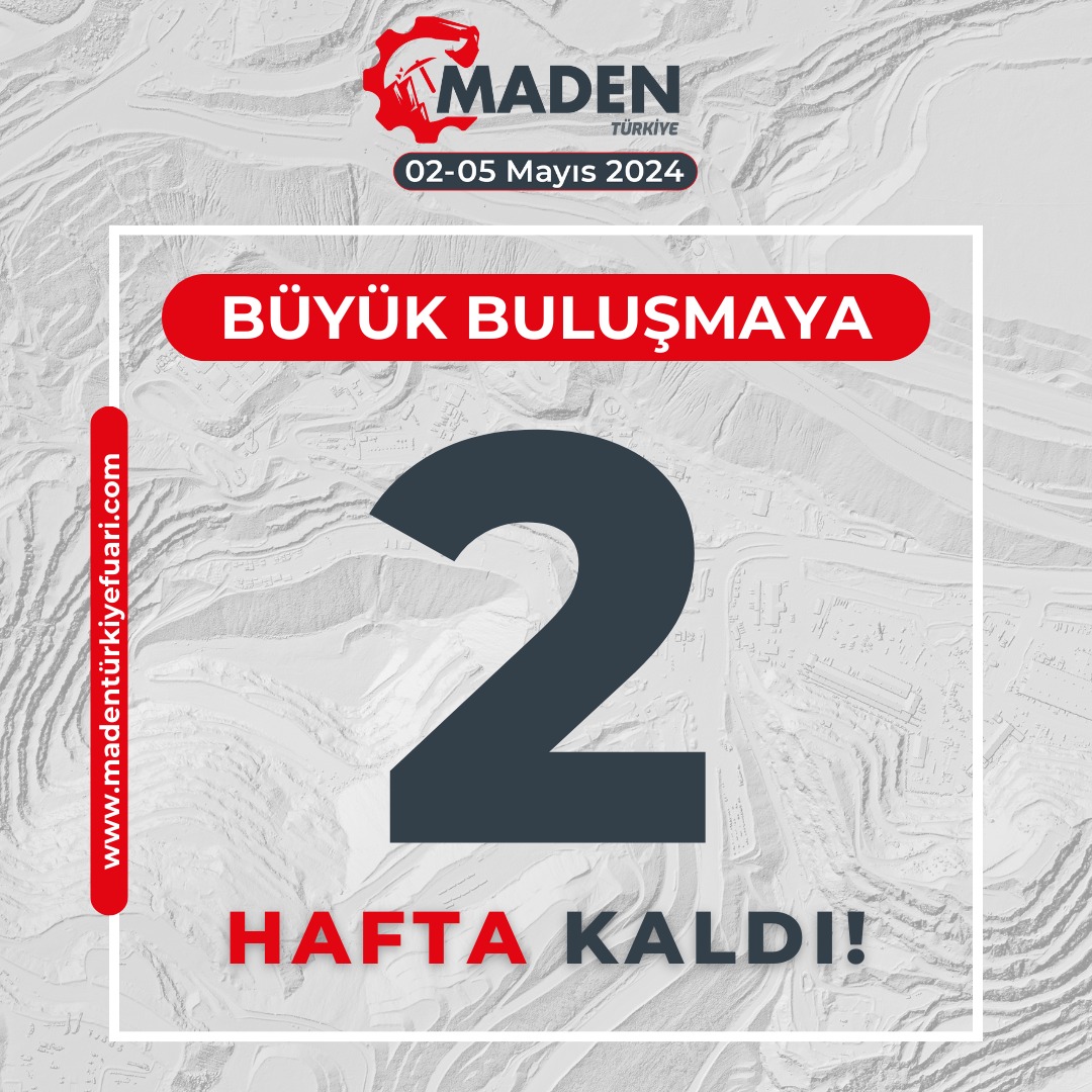 İMİB olarak, 02-05 Mayıs 2024 tarihleri arasında Tüyap Fuar ve Kongre Merkezi'nde gerçekleşecek olan Maden Türkiye 2024 Fuarı'na katılacağız. Bu kapsamlı fuarda, maden sahasının seçimi, çevre ve çalışma sahalarının hazırlanması, cevher elde etme ve zenginleştirme gibi ana konular