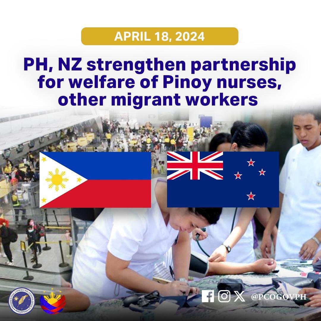 President Ferdinand R. Marcos Jr. and New Zealand Prime Minister Christopher Luxon vowed on Thursday to strengthen people-to-people cooperation of the two countries to ensure the welfare of the Filipino migrant workers, especially nurses. Read: pco.gov.ph/Strengthen-par…