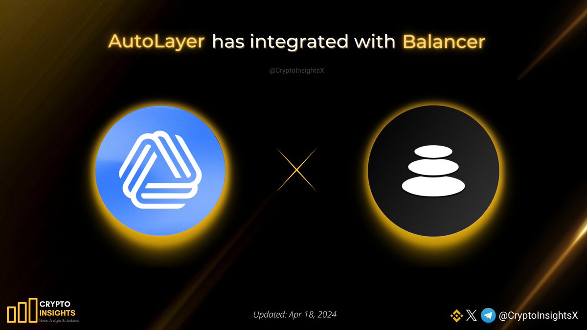 📢 @AutoLayer has integrated with @Balancer on Arbitrum. #AutoLayer is the premier Liquid Restaking Tokens (LRT) Finance app on Arbitrum. Harness the potential of @eigenlayer by restaking into various LRT/LST options with just one click while conserving and compounding your