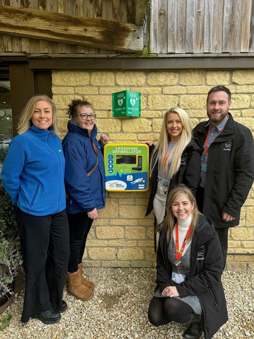 This weekend is Mud Master at Puxton Park and we're proud to be a beneficiary. Good luck to everyone taking part! And if you hadn't heard, we also recently worked with Puxton Park to install a new defibrillator!💚💙 Find out more about our defib work: greatwesternairambulance.com/what-we-do/aed/