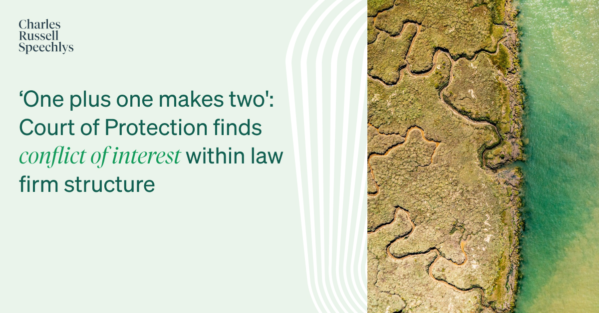 CRS_Lawyers's tweet image. In this article, Katie Foulds introduces the legal concepts of conflict of interest and self-dealing and summarises the Court’s reasoning in the judgment of the Irwin Mitchell case.

Read more: crs.law/SncY50RiTN0

#IrwinMitchell #conflictofinterest #selfdealing #disputes