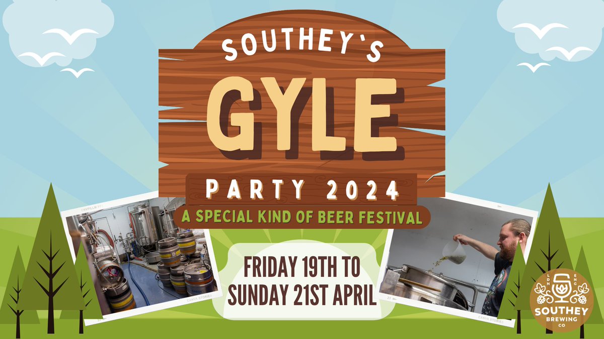 Southey's 2nd Annual Gyle Party! All weekend at our Penge taproom. All our Gyle Party Beers will be priced per their ABV! Which means prices for pints start at £3.20 for a 3.2% abv cask Mild 🤯 Loads of different beers to choose from across the weekend! #penge #SE20 #craftbeer