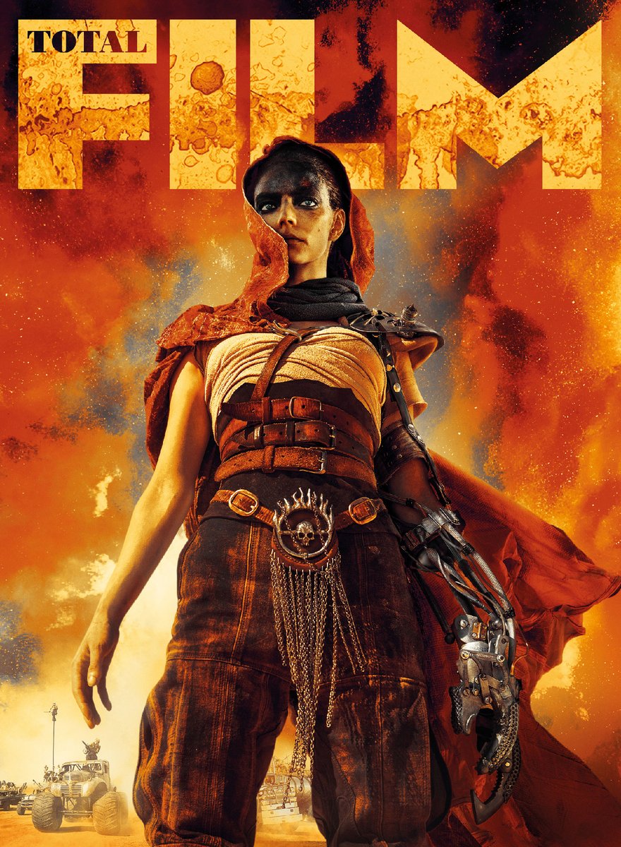 Furiosa: A Mad Max Saga is on the cover of the upcoming issue of Total Film magazine.