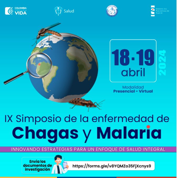 ¡El IX Simposio de la enfermedad de Chagas y Malaria ya comenzó! 🌍💼 ¡Únete a nosotros ahora mismo y sé parte del cambio!  #SaludGlobal #Chagas #Malaria #Innovación
