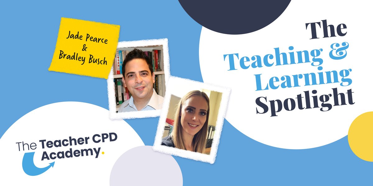The Teacher CPD Academy is constantly growing! Here are some of our latest additions: 💻 SEND & Cognitive Science topic area with Interactive Course, Expert Insights & more 📝 Note Taking Lesson Materials 🔦 Spotlight Studies with @PearceMrs And more... bit.ly/43VCH01