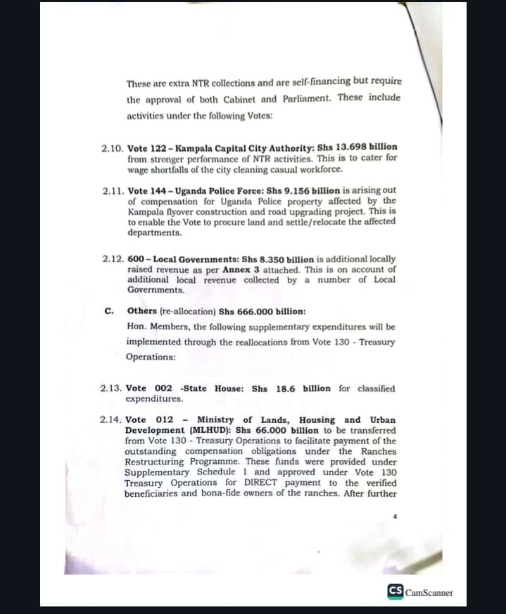 Gov’t has tabled a Shs1.101Trn supplementary budget of this, Shs578.4Bn will go to businessman Mathias Magoola for him to construct a Pharmaceutical and vaccine manufacturing plant in Wakiso district. Another Shs3Bn will go towards the celebrations of Uganda Martyrs Day in