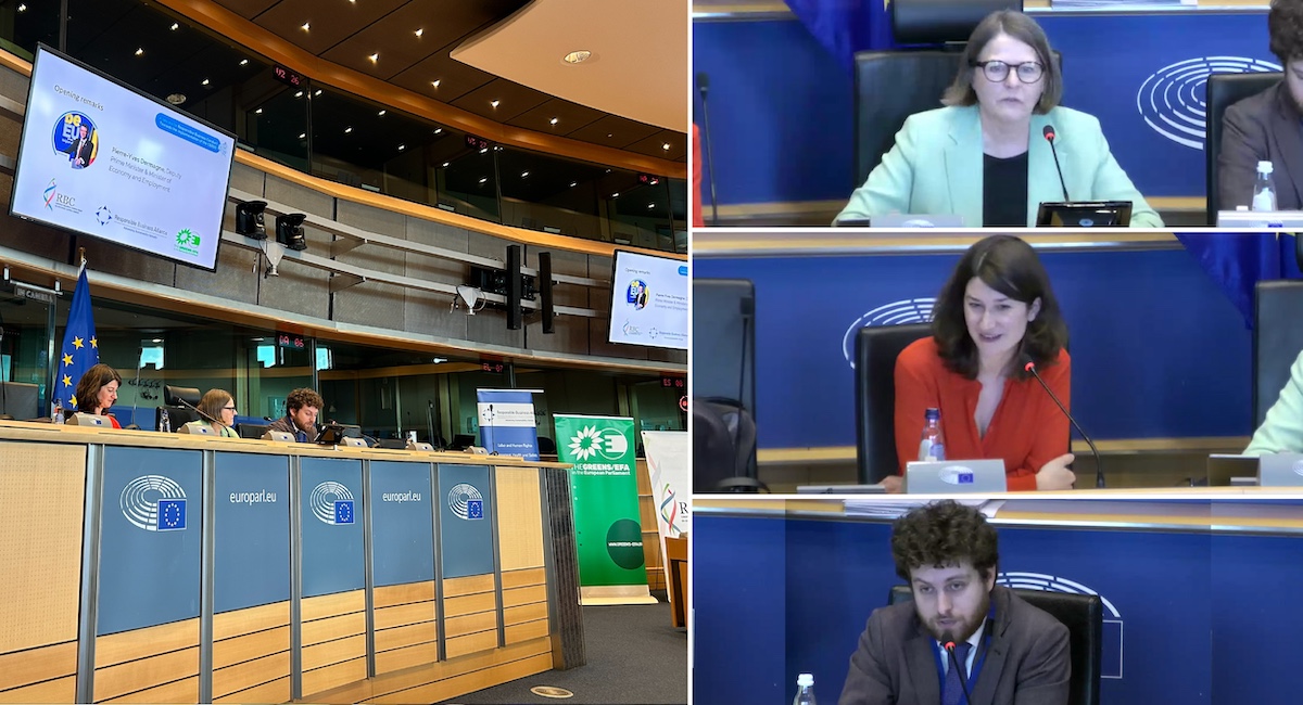 The @RBAllianceOrg and the @Europarl_EN’s conference on the implementation of the #EUCSDDD began today with remarks from MEP @HeidiHautala, MEP Lara Wolters, and a rep of Minister Pierre-Yves Dermagne. View the livestream 3-6 p.m. CET, 9 a.m.-12 p.m. EDT: bit.ly/RBAEPLive