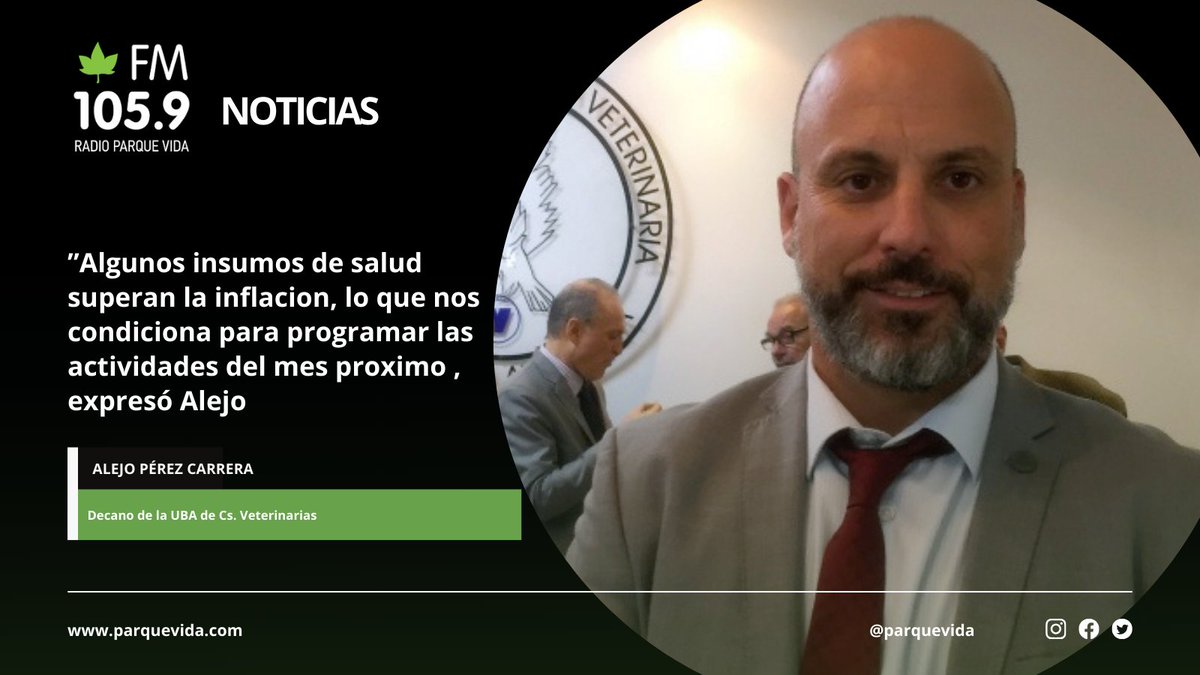 ParqueVida's tweet photo. Conversamos con el Decano de la UBA de Ciencias Veterinarias, Alejo Pérez, sobre la crisis presupuestaria que afecta a las universidades públicas. #Educación #UBA #CrisisPresupuestaria https://t.co/gQ2aN4Pn2e https://t.co/d61iojjjAQ