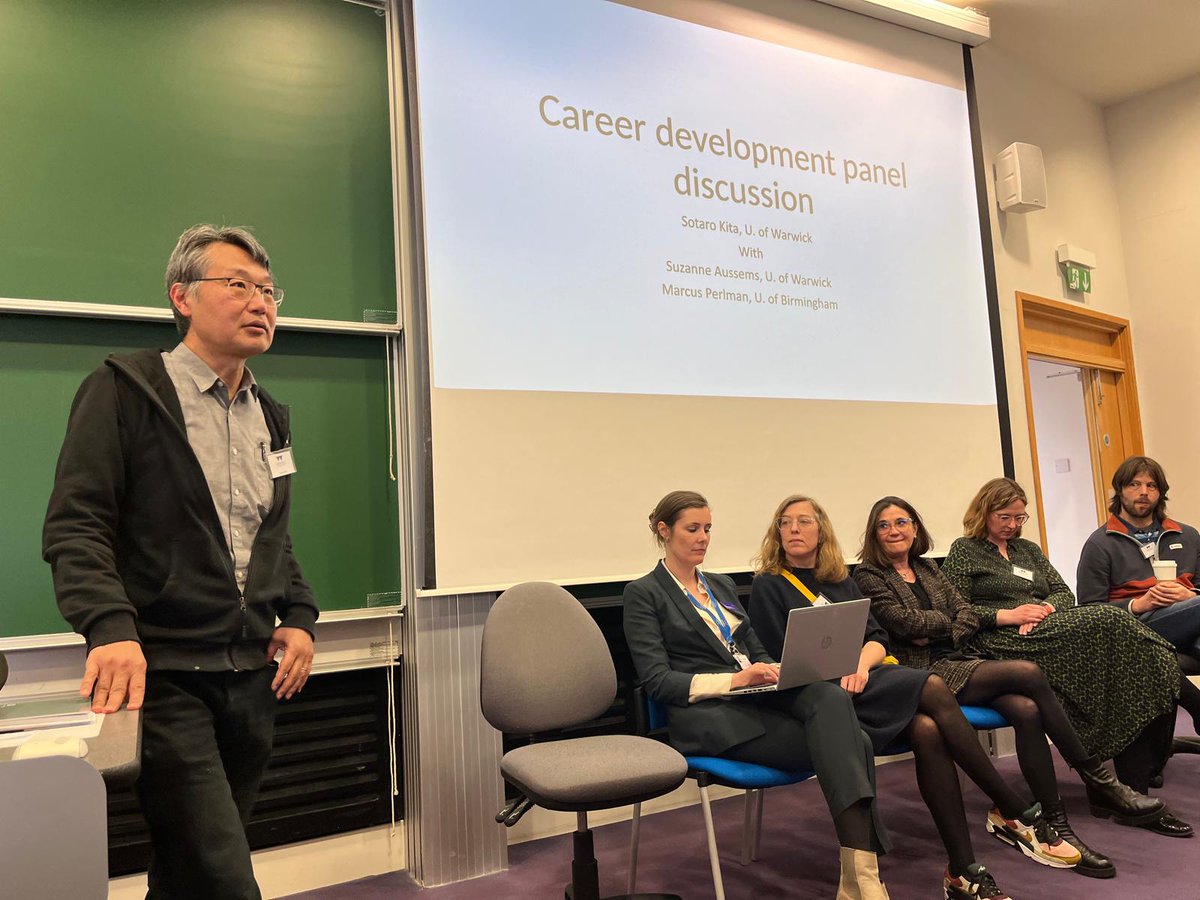 KirstGreen's tweet photo. We are fortunate to have the benefit of the diverse wisdom of @sotarokita @SuzanneAussems @pernipa @MarcusPerlman @DrLizKirk and @vigliocco_g for our careers panel #comein2024 https://t.co/OtTgu8WNeF