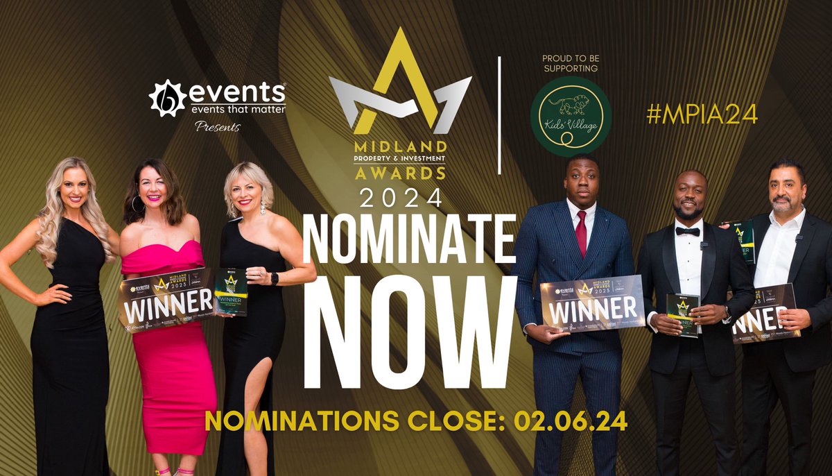 We’re super proud to be the official charity partner for the Midland Property & Investment awards… and it’s time to get your nominations in! 🌟 📍Eastside Rooms, Birmingham 🗓️20th September 2024 Nominate here: mpiawards.co.uk @MPIAwards