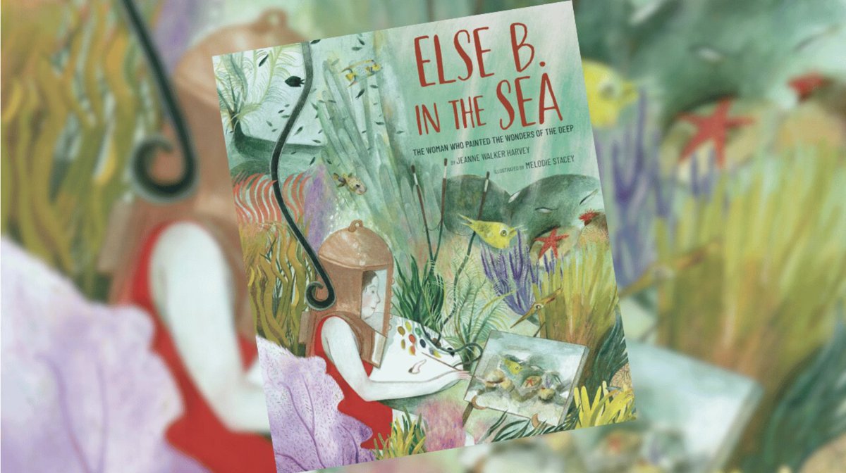 'Harvey masterfully weaves together elements of history, science & art, offering readers a rich tapestry of Else’s life and accomplishments..Else emerges as a trailblazing figure whose artistry transcends boundaries and inspires awe.'-@TCBRbookreview ❤️🌊🎨thechildrensbookreview.com/else-b-in-the-…