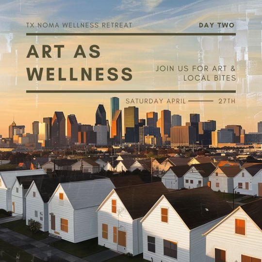 NOMA_Houston's tweet photo. We're happy to announce the registration for the Second Annual Tx NOMA Wellness Retreat is now open! Joined by @dwnoma_ and @noma_centraltx
We have plenty to offer this year. Our planned events include a welcoming happy hour, art tour of Project Row House in Houston's Historic https://t.co/M53OoRZbIP