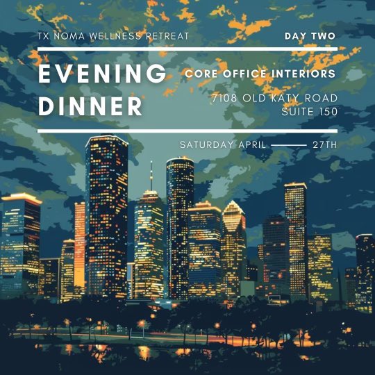 NOMA_Houston's tweet photo. Third Ward, a dinner catered by award winning local bba, and a brunch to finish off the weekend.
We will have a number of recommended activities such as yoga, festivals, walking tours, nightlife entertainment, and more.
Be sure to register for the events! https://t.co/sGmyNt3q4r