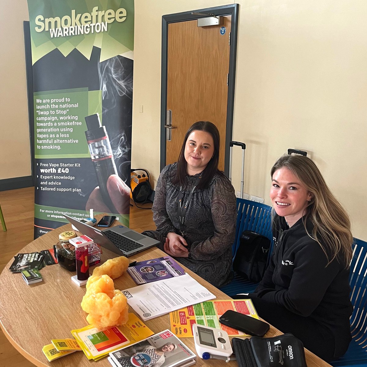 We were delighted to host Warrington Voluntary Action's Patient Engagement event at the Orford Jubilee Hub today 📸💚 We had some great conversations with NHS patients about all things health and wellness and even gave away a few 7 day passes! 🧘‍♀️✨