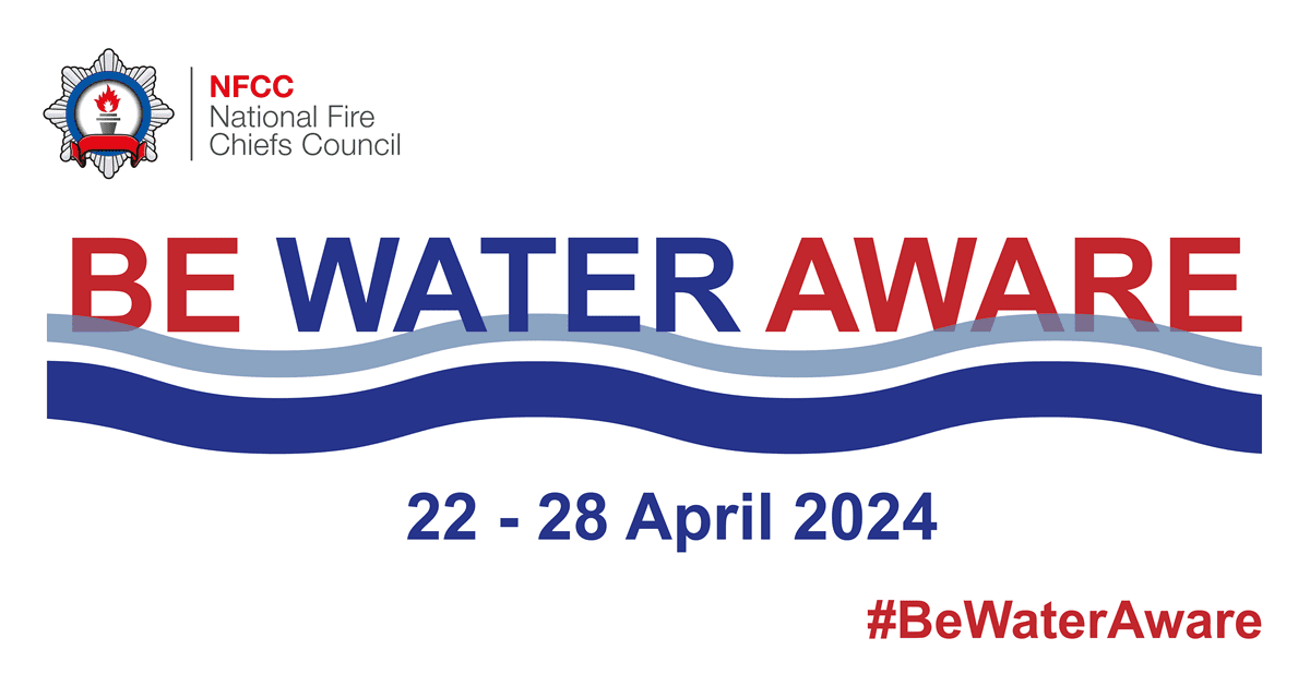 Next week we are supporting @NFCC_FireChiefs drowning prevention and water safety week. Look out for #BeWaterAware for advice to help you enjoy the water safely. Find out more at: nfcc.org.uk/our-services/c… #WaterSafety #FloatToLive #RespectTheWater