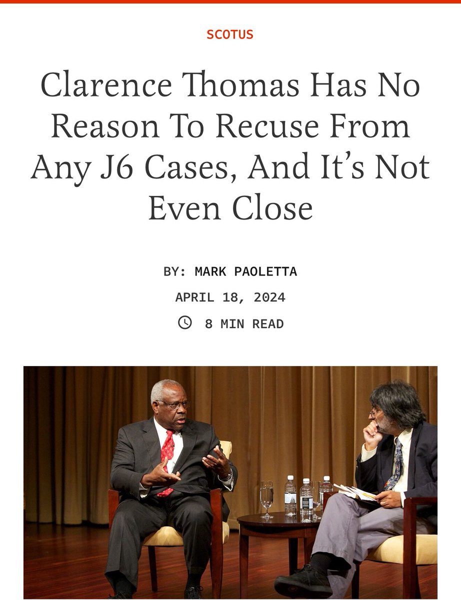 “These attacks demanding Justice Thomas recuse have nothing whatsoever to do with ethics or a concern about the public’s trust in the court. The left’s recusal demands are meant to shrink the court so that the left has their preferred leftist justices deciding these cases.”