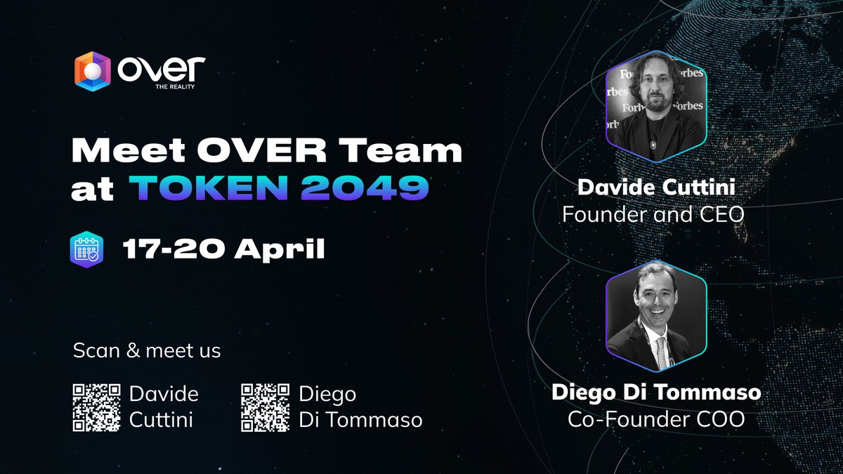 Ehy Degens! Our founders are in Dubai at Token2049! feel free to scan the QR code and lock a meeting with them! @cuttini @diego_DDT_