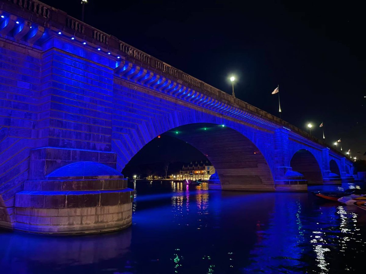 Mayor Sheehy proclaims the month of April as Child Abuse Prevention Month in Lake Havasu City, and lights the bridge blue to help spread awareness.

#ChildAbusePreventionMonth