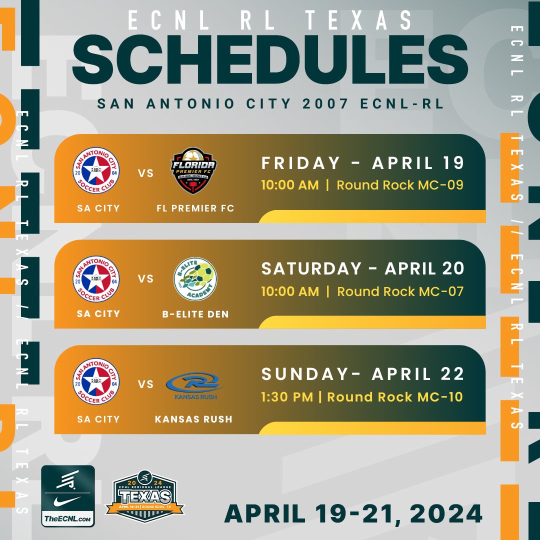 🚙🚗 Revving up on I-35 towards Round Rock for the ECNL-RL Texas Showcase! Our 05/06B &amp; 07B teams are gearing up for a weekend packed with thrilling matches. Let's bring the heat! 🔥⚽

🔵🔴
#Protect210 #RoadToRoundRock #ECNLRL