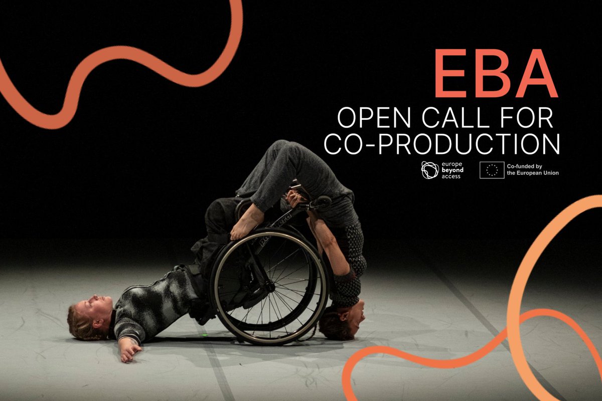 Open Call for Co-Production Funding for Deaf and/or disabled artists in Europe with a passion for dance, choreography, or movement. Europe Beyond Access offers co-production support of €15,000 to €40,000 for each project. Apply by 19th May! Details: tinyurl.com/mw3aua57