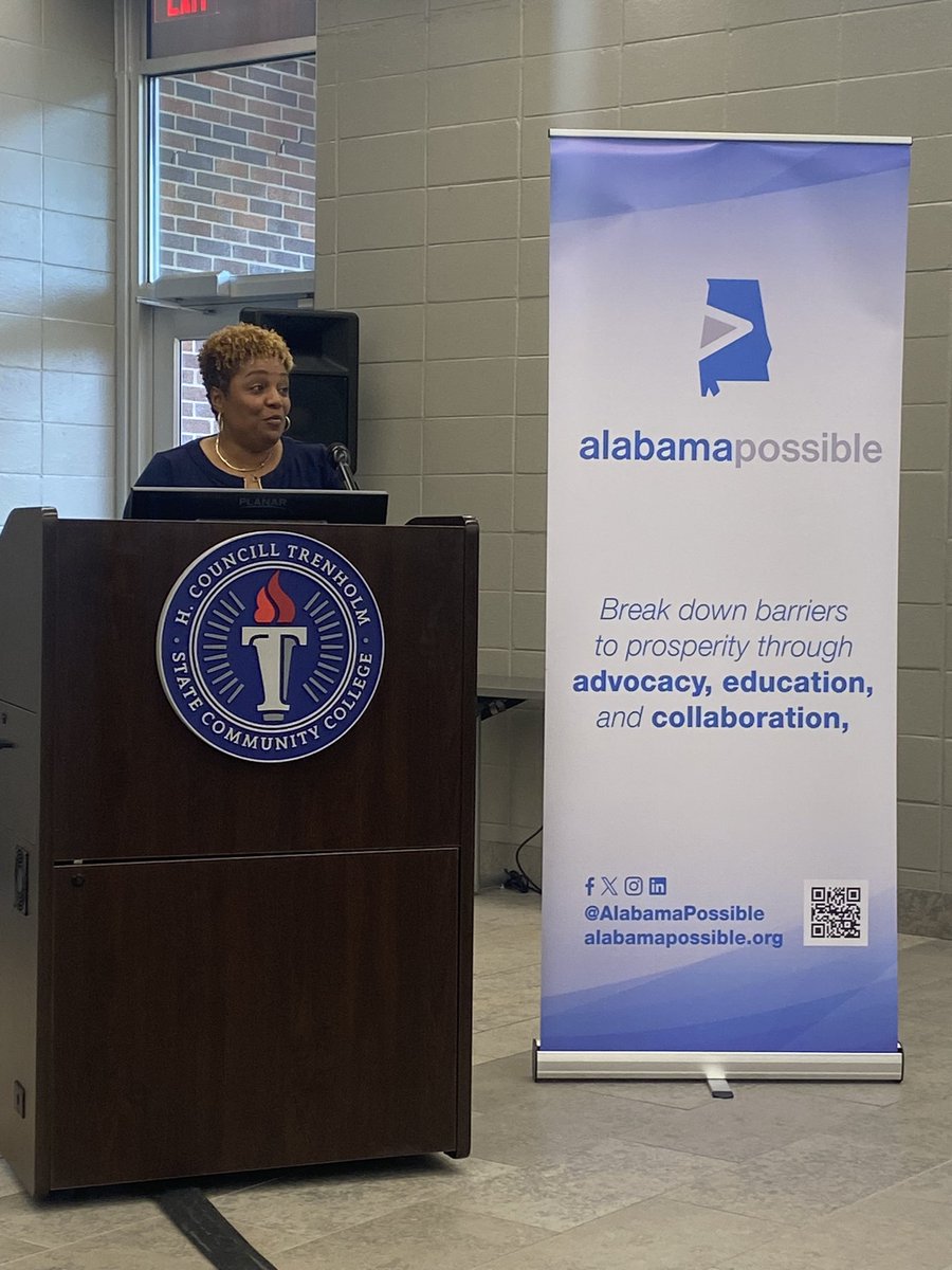 ChandraCScott's tweet photo. Dr. Kemba Chambers President if @trenholm_state kicks off Alabama’s #FAFSA Week of Action  event. https://t.co/ZSyNPS2r5U