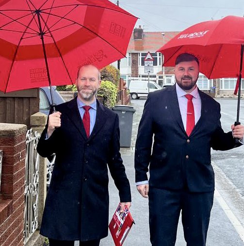 Blackpool born and bred @ChrisPWebb is a great candidate and friend. A pleasure to campaign for him today. He thoroughly deserves to be elected as MP for Blackpool South on 2nd May