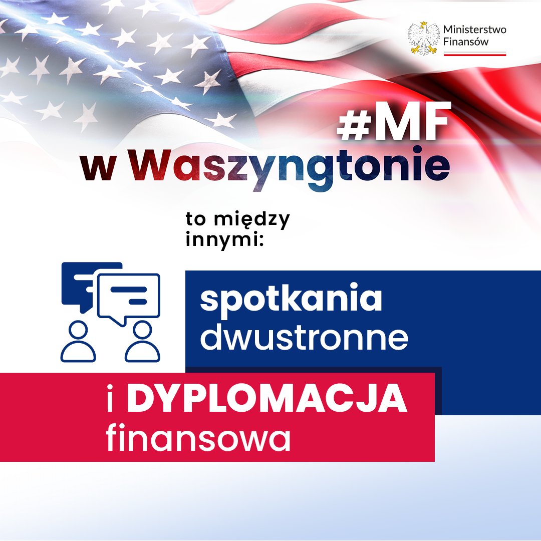 Min. @Domanski_Andrz i wicemin. @Pawel_Karbo uczestniczyli w spotkaniu Konstytuanty Banku Światowego i #MFW. W planie na dziś spotkania: ✔️ ze 🇨🇭 ministrami gospodarki, edukacji i badań @ParmelinG oraz finansów Karin Keller-Sutter ✔️ z Komisarzem 🇪🇺 @PaoloGentiloni.