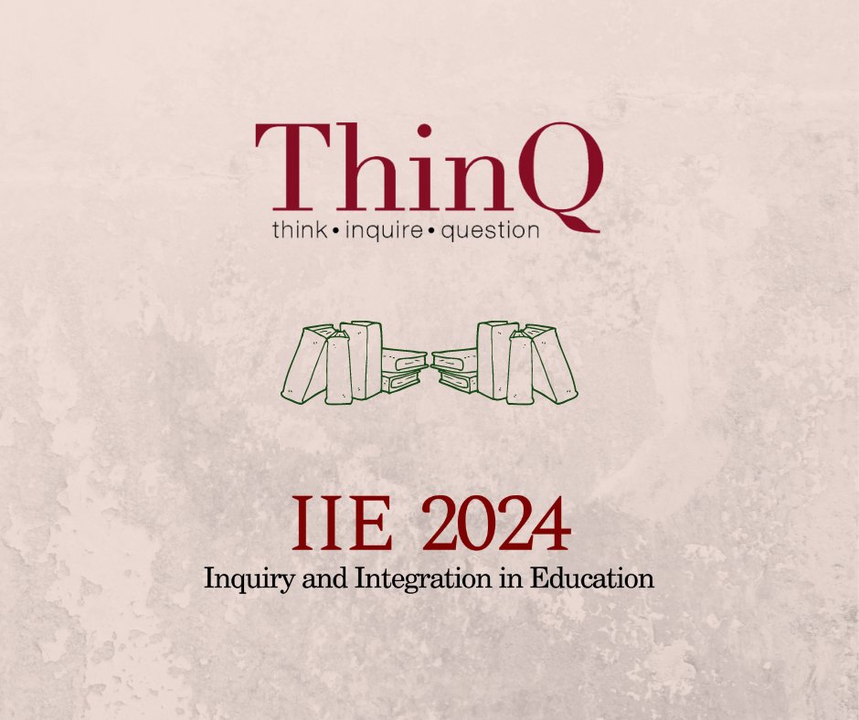ThinQ_Ed's tweet photo. Applications for ThinQ's online course, Inquiry and Integration in Education, close on April 27th! 

To learn more and to apply, visit https://t.co/SDpJyJCDKK https://t.co/XC26EdvhQt