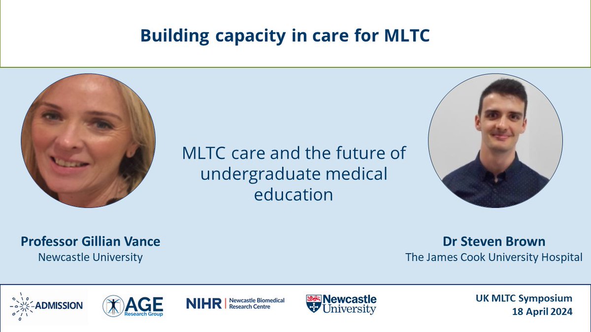 Great to hear from @gillianvance4 and Dr Steven Brown on the integration of MLTC care in undergraduate medical education #UKMLTCsymposium2024 #multimorbidity