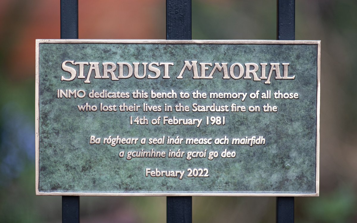 Thinking of our friends in the Stardust families. Glad their journey for a fair examination of the night has ended & wish them some comfort at this junction on their long road for justice. They never gave up. Their heartfelt loyalty to their loved ones will be remembered.