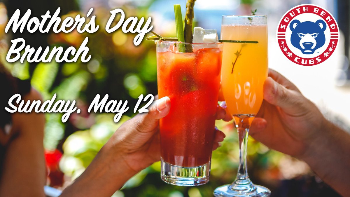 SBCubs's tweet photo. Celebrate #MothersDay with the #SBCubs on May 12 with this special offer!
✅ Includes club ticket
✅ Bistro-Style Buffet 
✅ Mimosas and Bloody Mary  for purchase (21+)
✅ First 1,000 moms (21+) through gates receive  Stainless Steel Wine Glass
 ➡ https://t.co/vQz51OmNWG https://t.co/5OleDUZdxv