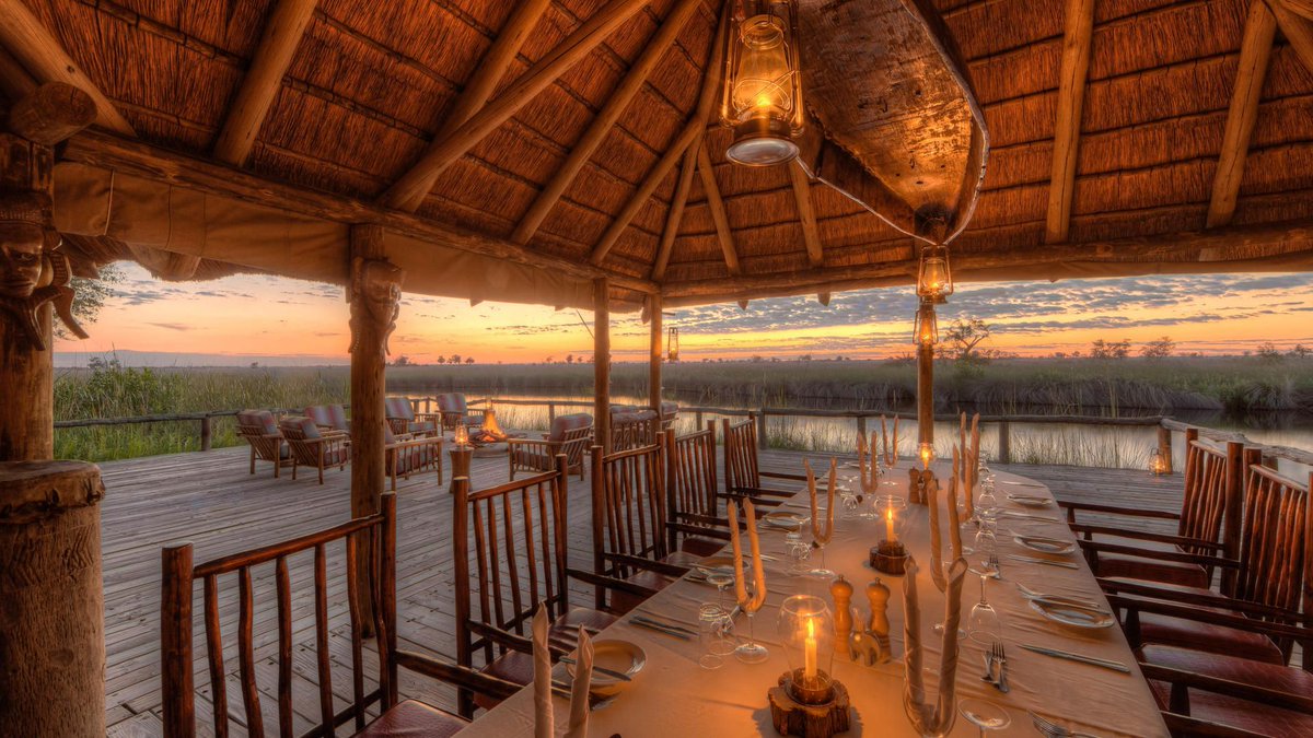 Go off the beaten track in #Botswana and Camp Xakanaxa, mindfully created as an authentic bush camp here in the legendary Okavango Delta you will find a restful sanctuary on the banks of the pristine Khwai River buff.ly/49s63Et #offthebeatentrack #safari #Q2Travel