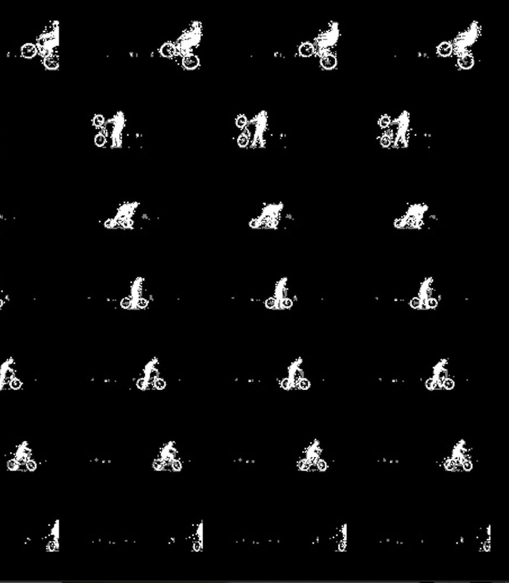 getting somewhere (subtracting bg so i can calculate amount of movement) #OpenCV #BMX